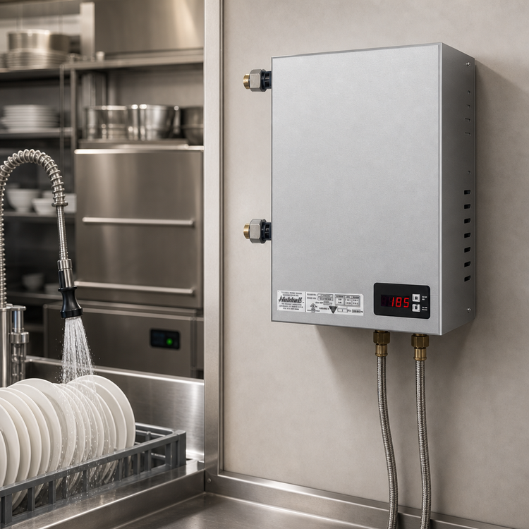 Product image #3 for Tankless Electric Booster Heater, 48 kW, Wall Mounted
