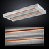 Thumbnail image #3 for Hatco Glo-Ray 54-Inch Double Infrared Strip Heater, Unlighted, Aluminum, 2500W