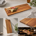 Thumbnail image #4 for American Metalcraft Acacia Wood Rectangular Serving Board, 24 Inch Long, Without Handle