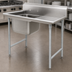 Thumbnail image #3 for Eagle Group 1-Compartment Freestanding Stainless Steel Sink with Right-Hand Drainboard, 46-3/4
