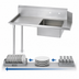 Thumbnail image #3 for BK Resources 72-Inch Straight Soiled Dish Table with Right-Hand Sink and Right-To-Left Operation