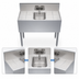 Thumbnail image #3 for Krowne Royal Series One-Compartment Underbar Bar Sink with Dual 12-Inch Drainboards, 36 Inch W x 19 Inch D