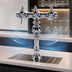 Thumbnail image #3 for Celine Countertop Air-Cooled Wine Font with 3 Side Pull Faucets
