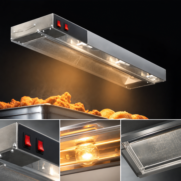 Product image #3 for Eagle RedHots 36-Inch Lighted Strip Heat Lamp with Remote, High-Watt, 120V