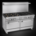 Thumbnail image #3 for Southbend Ultimate 60-Inch Gas Restaurant Range with 9 Open Burners, Convection Oven and Cabinet Base
