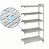 Thumbnail image #4 for Cambro Camshelving Premium 5-Tier Stationary Add-On Shelving Unit, 21 x 54 x 84 Inches