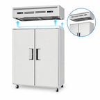 Thumbnail image #3 for Everest Refrigeration ESWRF2 Two-Section Dual-Temperature Reach-In Refrigerator/Freezer, 59-Inch, 26/26 Cu. Ft., Stainless Steel, Top-Mounted