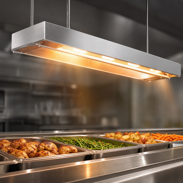 Product image #3 for Eagle RedHots 84-Inch Single Lighted High-Watt Rod-Type Strip Heat Lamp, 120V