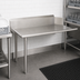 Thumbnail image #3 for 72-Inch x 30-Inch Clean Straight Dish Table with 10-Inch Boxed Backsplash, Right-to-Left Operation