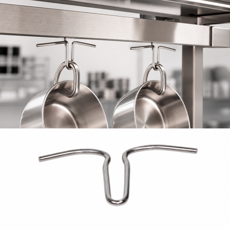 Product image #3 for Winco Double Stainless Steel Pot Hook