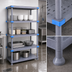 Thumbnail image #3 for Millenia All-Polymer Stationary Starter Shelving Unit with 4 Shelves, 36