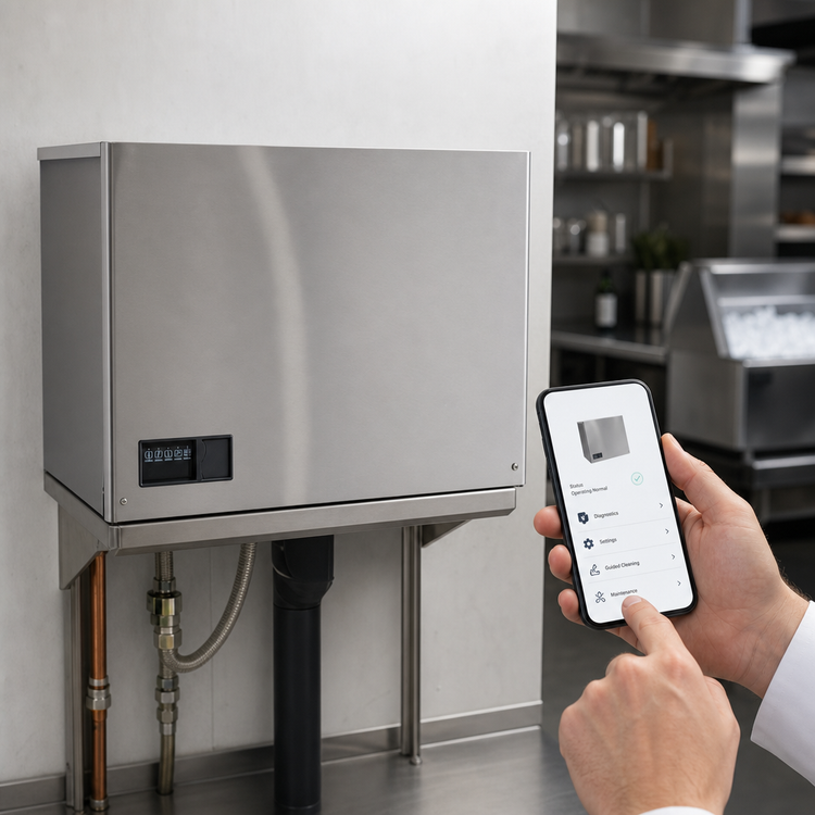 Product image #3 for Scotsman Prodigy ELITE Remote Modular Small Cube Ice Maker, 500 lb/24 Hr