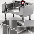 Thumbnail image #3 for Firex (Middleby) Betterpan UDBRG029V1 29-Gallon Gas Tilting Skillet Braising Pan with Programmable 7-Inch Touchscreen Controls