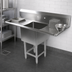 Thumbnail image #3 for John Boos Pro-Bowl 1-Compartment Sink with Dual 24-Inch Drainboards, 18 x 18 x 14-Inch Bowl, 69-1/4-Inch Wide