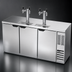 Thumbnail image #3 for Beverage-Air 72-Inch Direct Draw Beer Dispenser with 3 Doors, 3-Keg Capacity, and Dual Faucet Towers