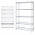 Thumbnail image #3 for Quantum Stationary Wire Shelving Starter Kit, 36