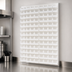 Thumbnail image #3 for Quantum Wall-Mounted Louvered Panel Starter Unit with 120 Clear Bins, 36 x 8 x 61 Inches