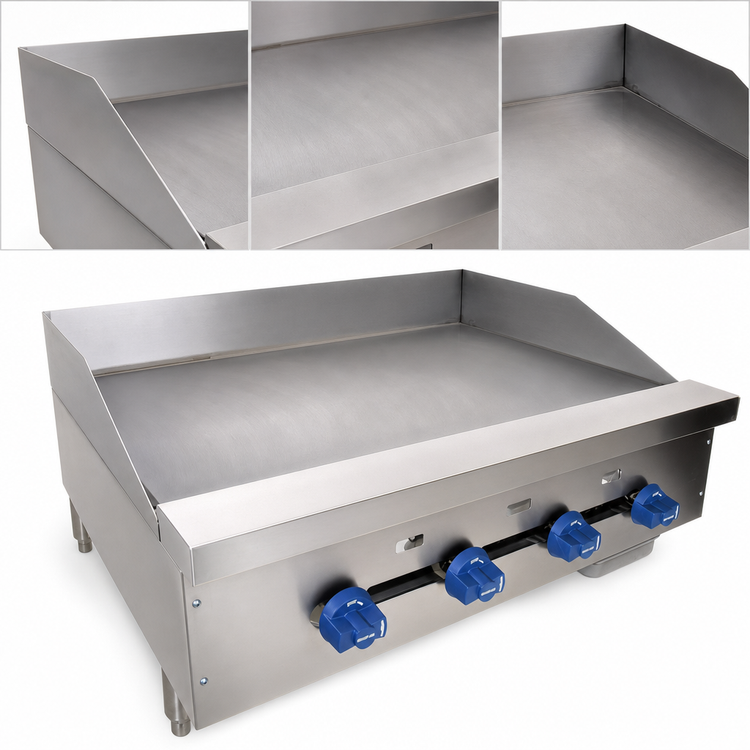 Product image #3 for Comstock-Castle FHP60-60 60-Inch Commercial Countertop Gas Griddle