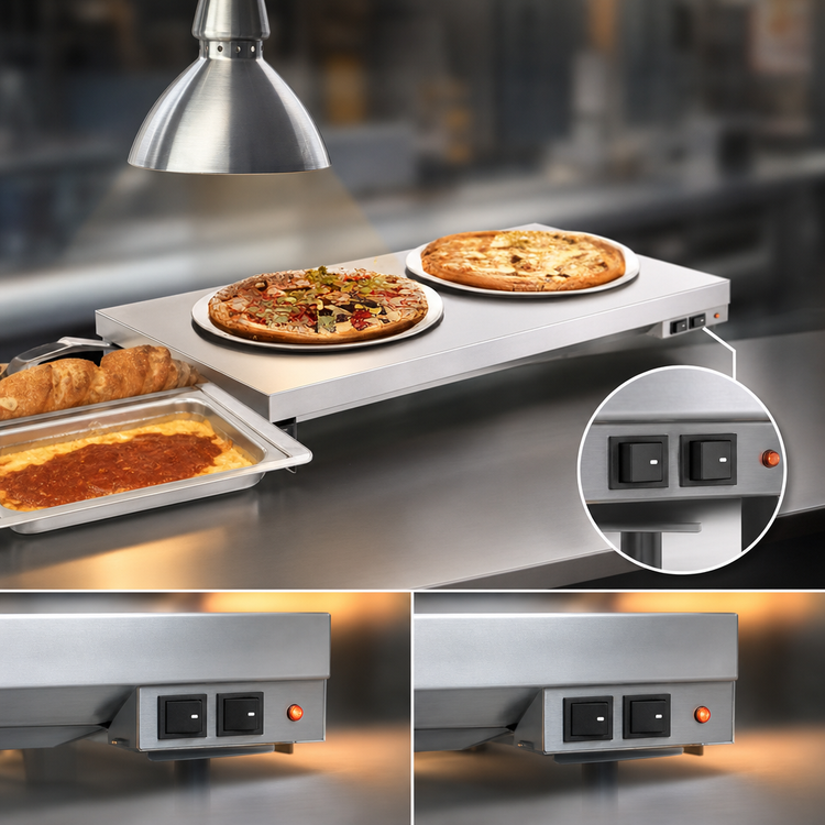 Product image #3 for Vollrath Cayenne® 60-Inch Right-Aligned Heated Countertop Warming Shelf