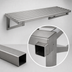 Thumbnail image #3 for Eagle Group Cooking Line Heavy Duty Wall-Mounted Stainless Steel Shelf, 72 Inch W x 18 Inch D