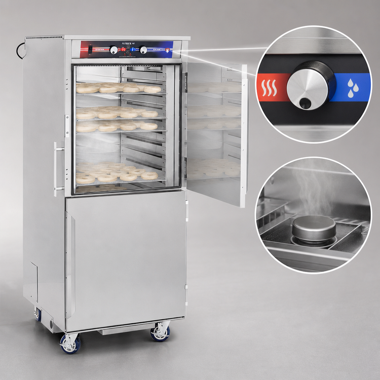 Product image #3 for FWE Clymate IQ Proofer/Heated Holding Cabinet for 18 Donut Screens