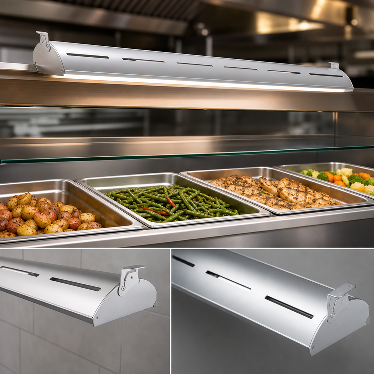 Product image #3 for Hatco Glo-Rite Curved LED Display Light, 30 Inch Strip Type, Aluminum Housing