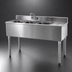 Thumbnail image #3 for Eagle Group 1800 Series 3-Compartment Underbar Sink with Right Drainboard, 48 x 20 x 33-1/2 Inches, 304 Stainless Steel