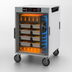 Thumbnail image #4 for Metro HotBlox™ Wide 8-Pan Half-Height Mobile Insulated Holding Cabinet, Solid Door, Analog Controls