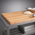 Thumbnail image #3 for John Boos Northern Hard Rock Maple Edge Grain Flat Top Bakers' Table Top, 132 x 36 x 2-1/4 Inch