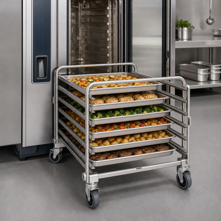 Product image #3 for RATIONAL 6-Full Size Pro/Classic Mobile Oven Rack for 24 x 20 Pans
