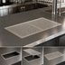 Thumbnail image #3 for Perlick Drop-In Stainless Steel Drip Tray Trough with 2 Removable Glass Racks, 42 x 12 Inch