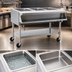 Thumbnail image #3 for Portable Electric Sealed Well Hot Food Table with Open Base, 2 Wells