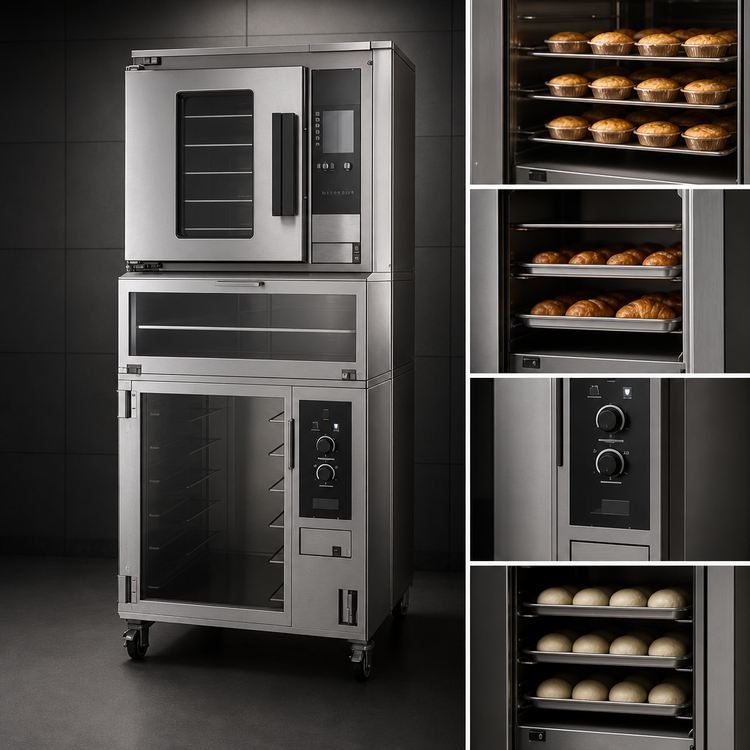 Product image #3 for MicroBakery Half-Size Electric Oven, Staging Cabinet, and Proofer with Platinum Programmable Controls