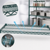 Thumbnail image #3 for Serv-Ware 30 x 72 Inch Green Epoxy Wire Shelf with 4 Shelf Clips
