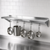 Thumbnail image #3 for John Boos Stallion 60 Inch Wall-Mount Stainless Steel Pot Rack Shelf, 16 Gauge