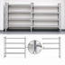 Thumbnail image #4 for Cambro Camshelving Premium 5-Shelf Solid Add-On Shelving Unit, 21 x 48 x 84 Inches, Speckled Gray