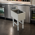 Thumbnail image #3 for Advance Tabco Special Value Series Underbar Stainless Steel Hand Sink with Faucet, 12 Inch Wide x 21 Inch Deep x 32-3/4 Inch High
