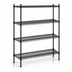 Thumbnail image #3 for Add-A-Shelf 4-Tier Stationary Wire Shelving Starter Unit, 48
