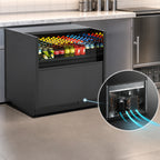 Thumbnail image #3 for Structural Concepts Oasis® C33R-UC Refrigerated Self-Service Undercounter Display Case, 35-5/8-Inch Wide, Black, Self-Contained