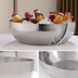 Thumbnail image #3 for American Metalcraft 14-3/8 Inch Double Wall Insulated Stainless Steel Hammered Serving Bowl, 250 oz