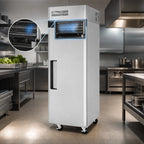 Thumbnail image #3 for Turbo Air M3 M3R19-1-N6 1-Section Reach-In Refrigerator, 18.44 Cu. Ft., Solid Door, Top-Mount Compressor