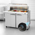 Thumbnail image #3 for Turbo Air PRO Series 48-Inch Mega Top Sandwich/Salad Prep Table with Clear Lid
