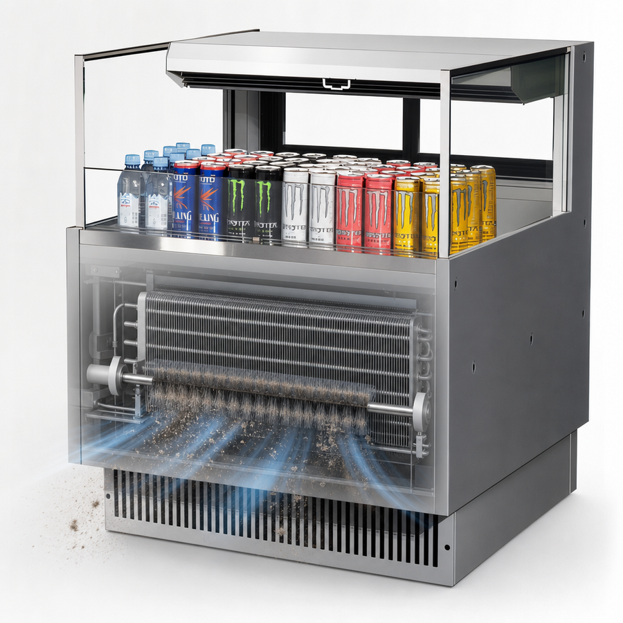 Self-Cleaning Condenser