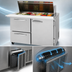 Thumbnail image #3 for Turbo Air PRO Series 2-Section 48 1/4-Inch Mega Top Sandwich/Salad Prep Table, 2 Drawers, 1 Door, Self-Contained