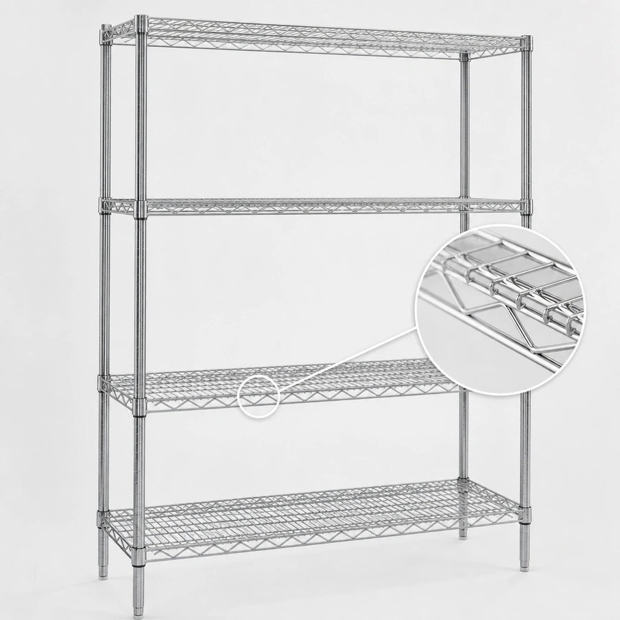 Patented QuadTruss Shelf Design