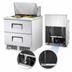 Thumbnail image #3 for True 32-Inch One-Section Sandwich/Salad Prep Table with 2 Drawers and Rear-Mounted R290 Refrigeration