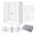 Thumbnail image #4 for Mobile Security Cage Panels Only with 2 Swing Doors, Chrome-Plated Carbon Steel