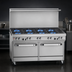 Thumbnail image #3 for Southbend Ultimate 60-Inch Gas Restaurant Range with 6 Burners, 24-Inch Griddle, Convection Oven and Cabinet Base