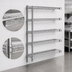 Thumbnail image #3 for Eagle Group 5-Tier Add-On Wire Shelving Unit, 24 x 21 x 74 Inches, Chrome-Plated