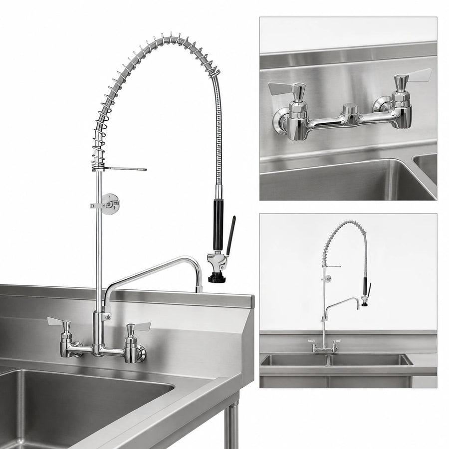 8" Center Backsplash Mount